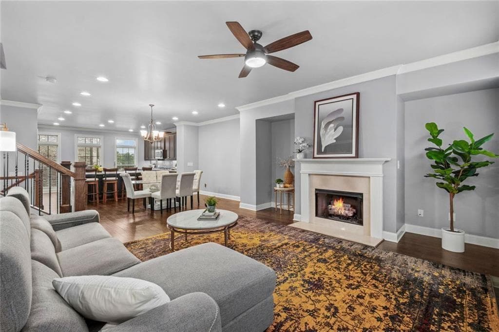4 bedroom, 4 bathroom, 2,346 sq ft townhouse for sale at 1044 Township Square, Alpharetta, GA 30022 — photo 6