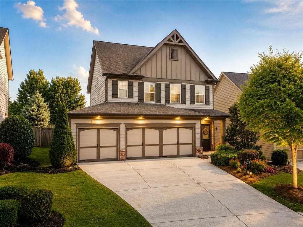 3 bedroom, 3 bathroom, 1,868 sq ft single family residence for sale at 147 Fieldbrook Crossing, Canton, GA 30115 — photo 1 of 45