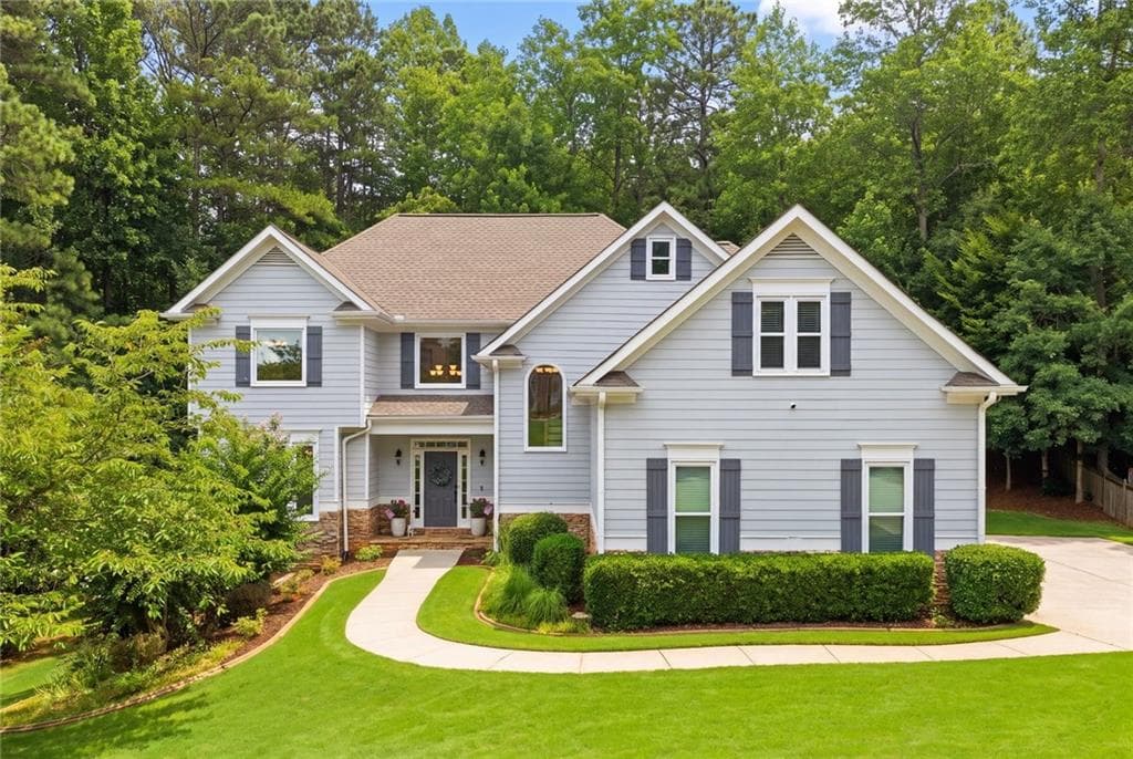 5 bedroom, 5 bathroom, 5,205 sq ft single family residence under contract at 915 Sentry Ridge Crossing, Suwanee, GA 30024