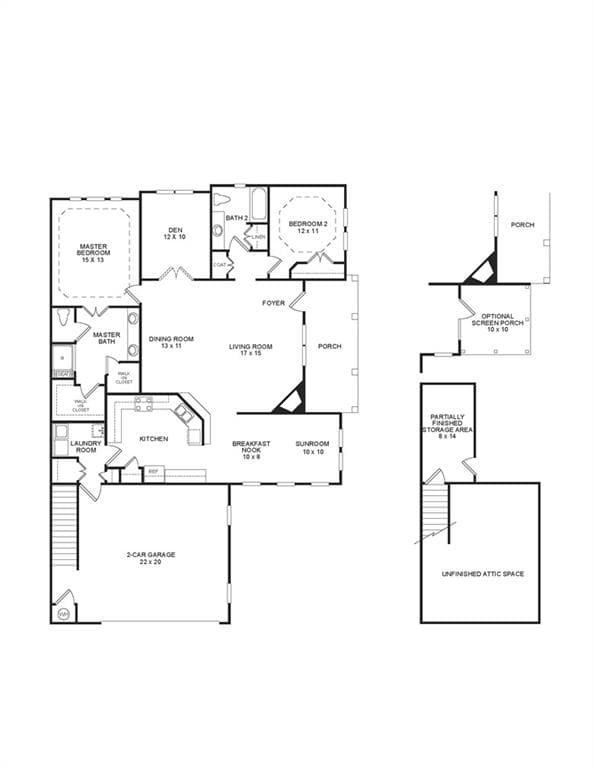 2 bedroom, 2 bathroom, 1,870 sq ft condominium for sale at 3715 Baguette Court 102, Cumming, GA 30028 — photo 3