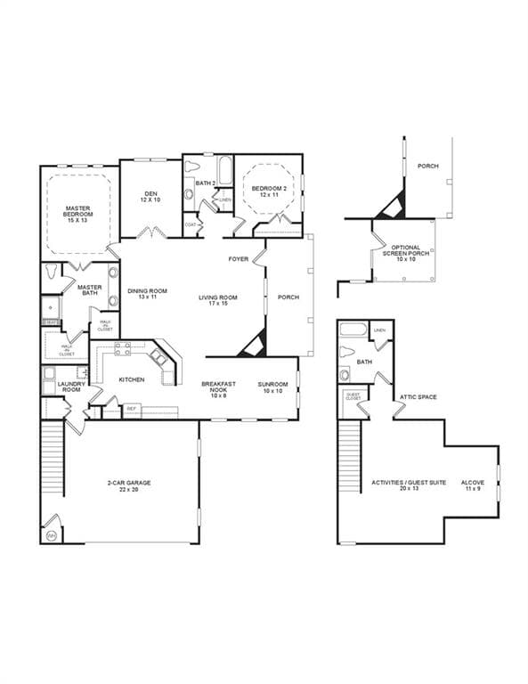 3 bedroom, 3 bathroom, 2,334 sq ft condominium for sale at 3750 Baguette Court 1202, Cumming, GA 30028 — photo 3