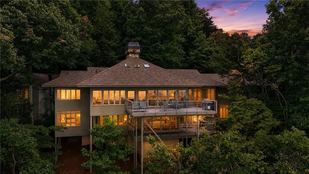 9 bedroom, 8 bathroom, 8,748 sq ft single family residence for sale at 202 Sanderlin Mountain Drive, Big Canoe, GA 30143