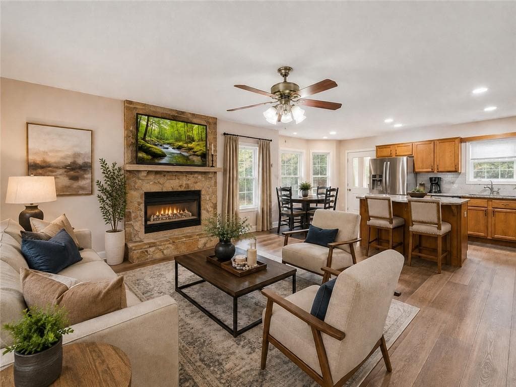 4 bedroom, 3 bathroom, 2,270 sq ft single family residence for sale at 383 Acadia Drive, Ellijay, GA 30540 — photo 6