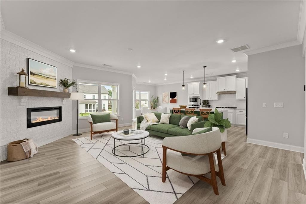 4 bedroom, 3 bathroom, 2,300 sq ft single family residence for sale at 7125 Birch View Court, Flowery Branch, GA 30542 — photo 5