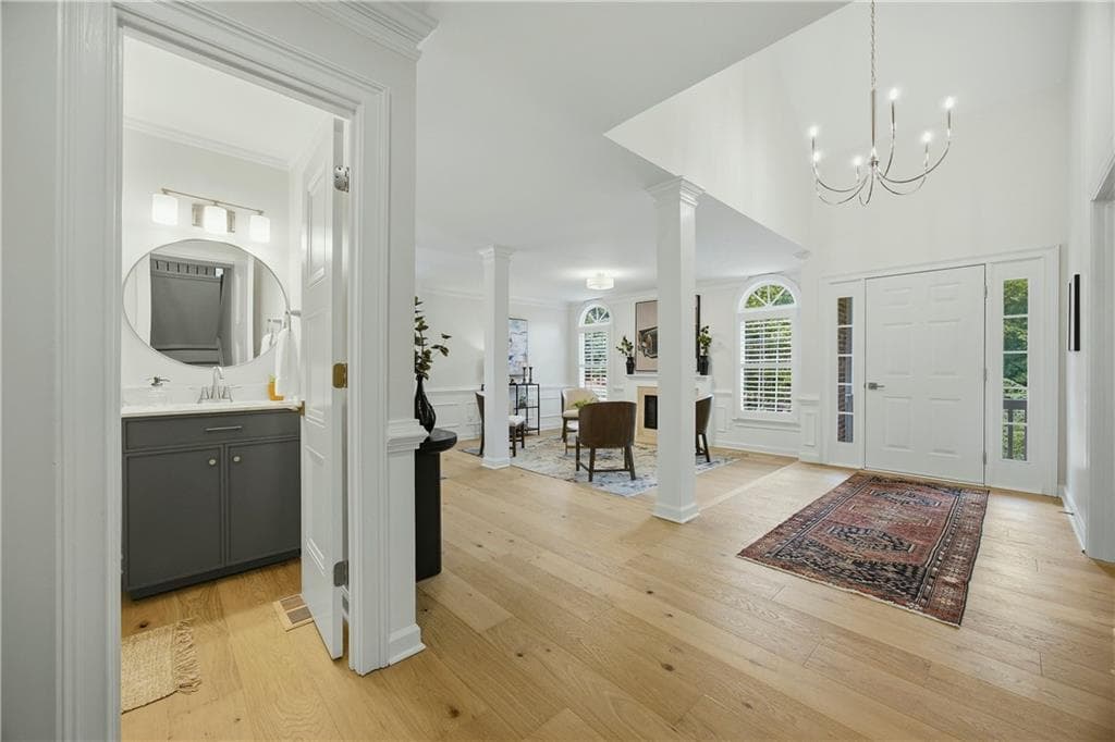 5 bedroom, 5 bathroom, 4,965 sq ft single family residence for rent at 1390 Tennis Court Place, Roswell, GA 30075 for $5,400 a month — photo 4