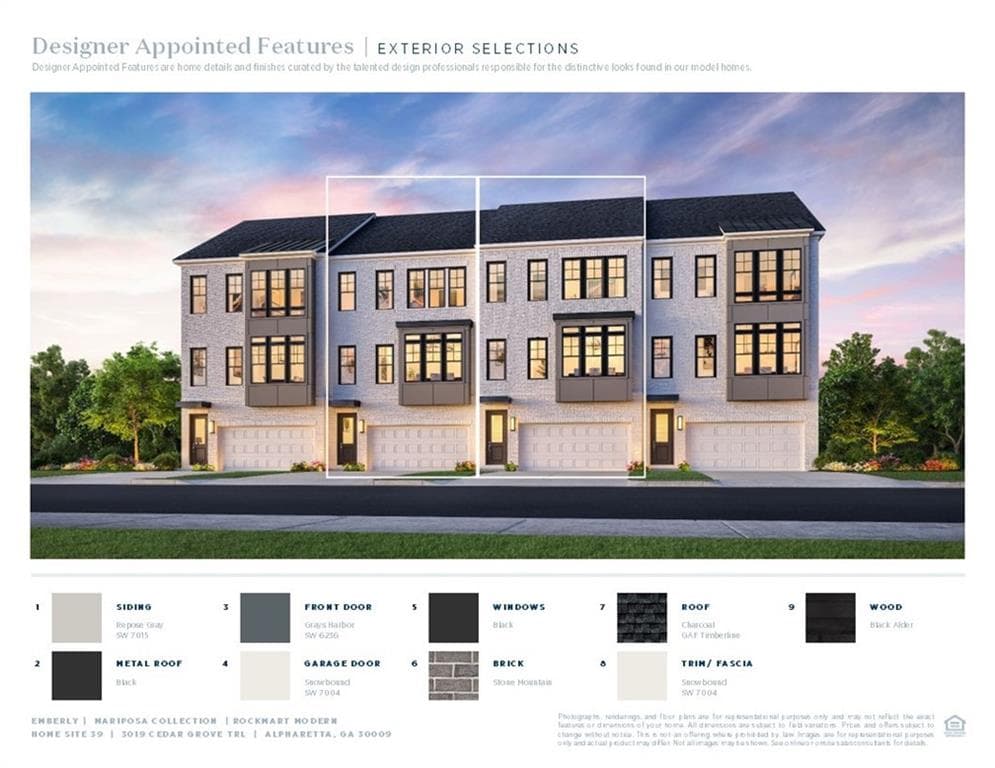 3 bedroom, 4 bathroom, 2,631 sq ft townhouse for sale at 3019 Cedar Grove Trail, Alpharetta, GA 30004 — photo 2