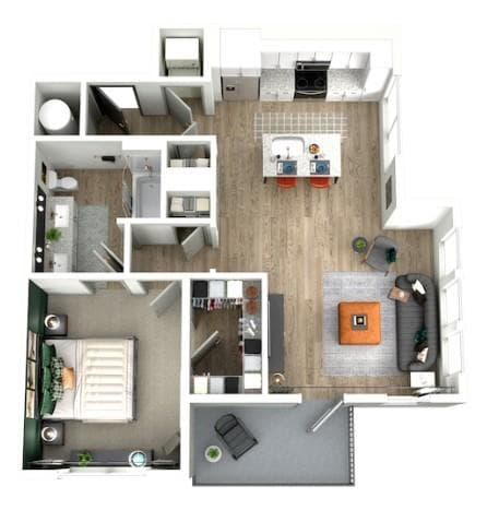 1 bedroom, 1 bathroom, 828 sq ft apartment for rent at 2370 Sever Road 3301, Lawrenceville, GA 30043 for $1,825 a month — photo 7