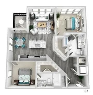 2 bedroom, 2 bathroom, 1,184 sq ft apartment for rent at 900 Joseph E Lowery Boulevard 215, Atlanta, GA 30318 for $3,081 a month — photo 8