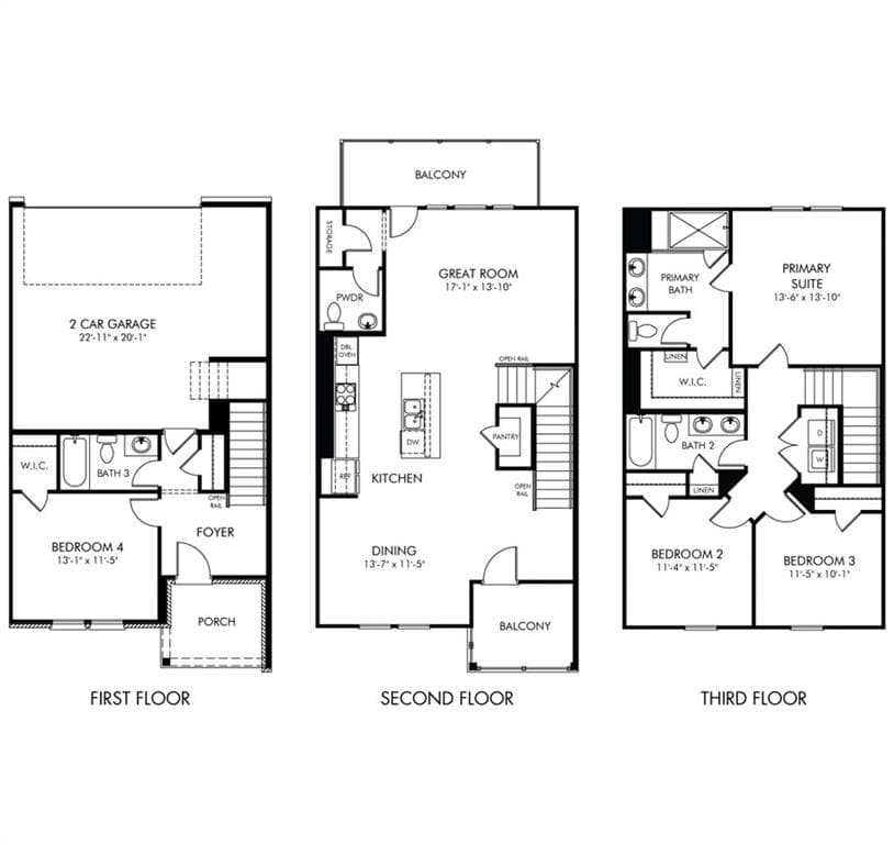 4 bedroom, 4 bathroom, 2,038 sq ft townhouse under contract at 6265 Ole Anderson Way, Cumming, GA 30041 — photo 2