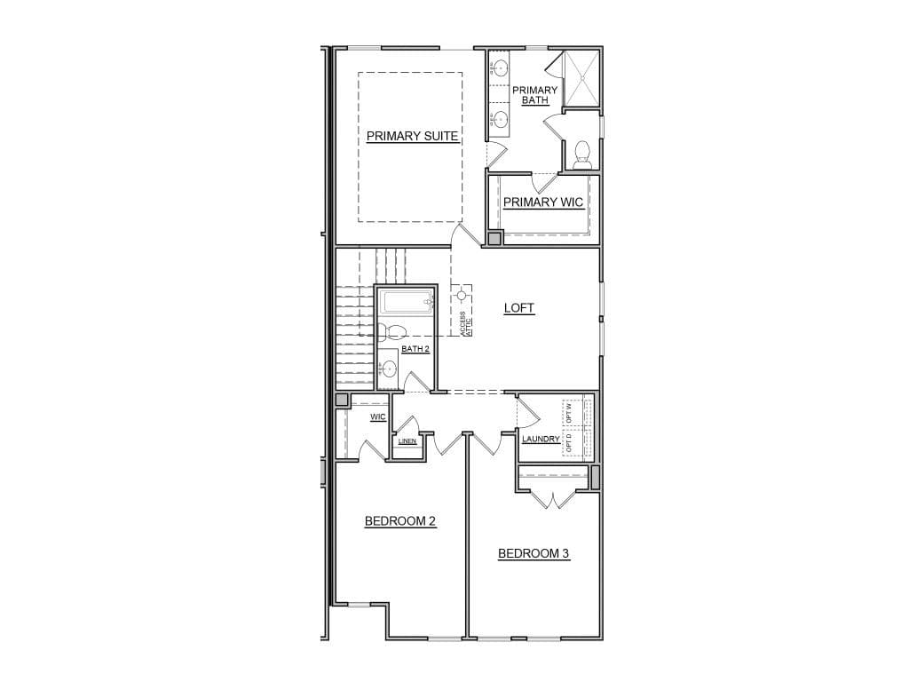 3 bedroom, 3 bathroom, 1,903 sq ft townhouse under contract at 1518 Thurcroft Lane, Lawrenceville, GA 30043 — photo 3