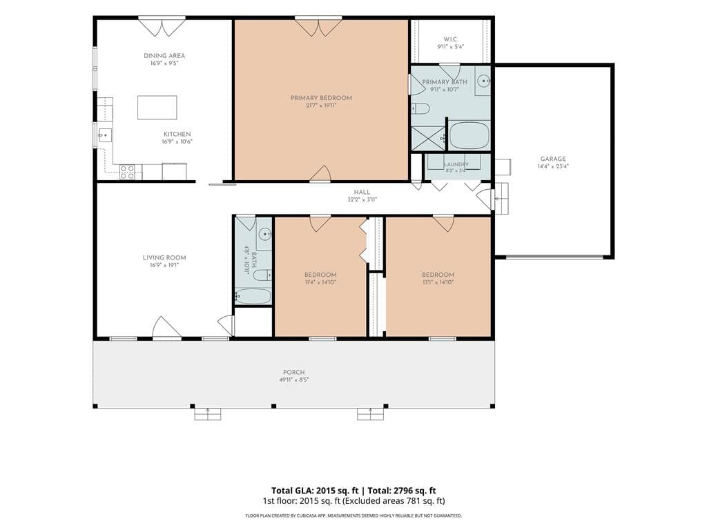 3 bedroom, 2 bathroom, 1,960 sq ft single family residence for sale at 221 Chigger Ridge Road, Carnesville, GA 30521 — photo 8