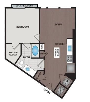 1 bedroom, 2 bathroom, 700 sq ft apartment for rent at 3205 Cumberland Boulevard 261, Atlanta, GA 30339 for $1,655 a month — photo 7