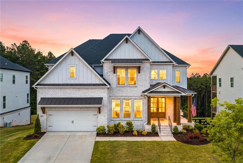 5 bedroom, 4 bathroom, 3,613 sq ft single family residence for sale at 1071 Ridgeview Road, Woodstock, GA 30188