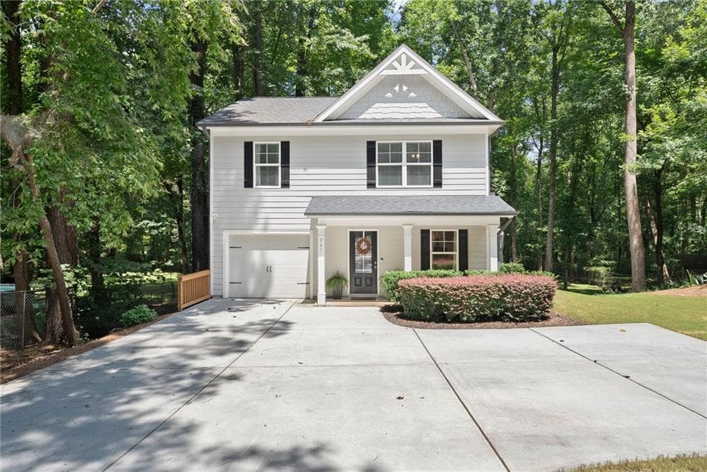 3 bedroom, 3 bathroom, 1,450 sq ft single family residence for sale at 347 Shalloway Drive, Kennesaw, GA 30144
