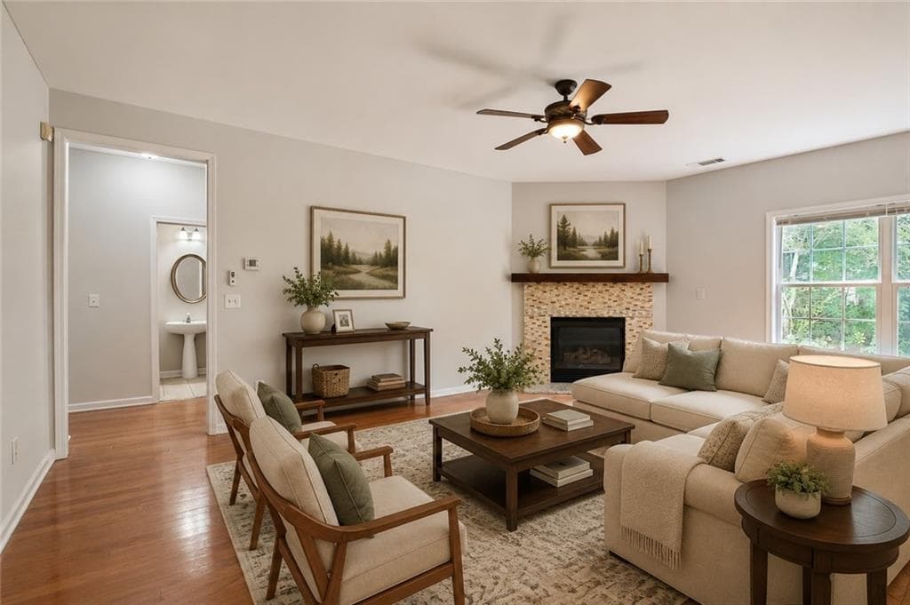 4 bedroom, 3 bathroom, 2,628 sq ft single family residence for sale at 3820 Devenwood Way, Buford, GA 30519 — photo 7