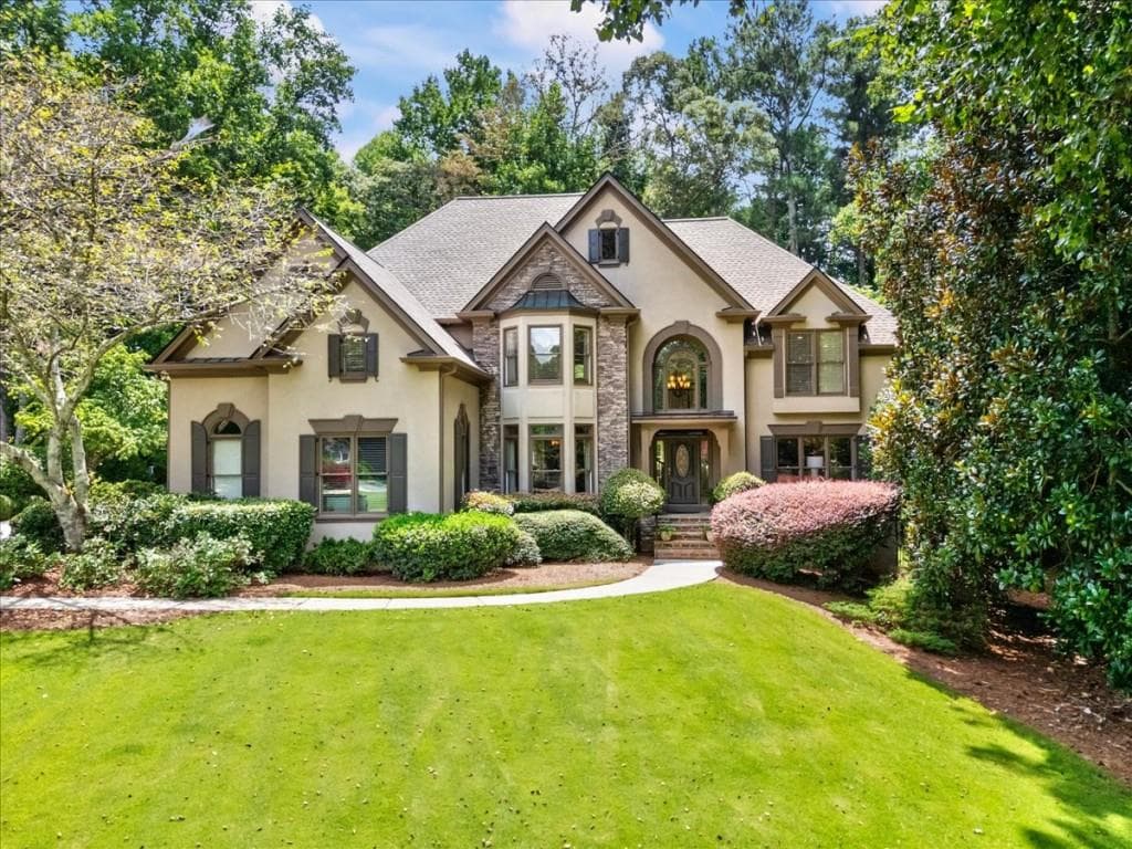 5 bedroom, 6 bathroom, 6,402 sq ft home for sale at 555 Treyburn View, Milton, GA