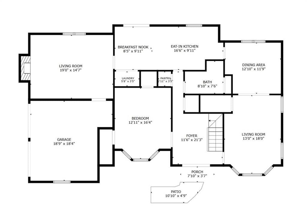 5 bedroom, 3 bathroom, 2,948 sq ft single family residence under contract at 7010 Pinecone Way, Cumming, GA 30028 — photo 9