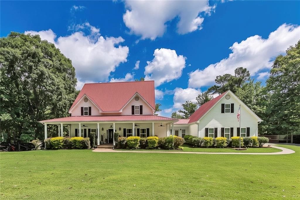 5 bedroom, 5 bathroom, 5,672 sq ft single family residence under contract at 1648 Damascus Road, Ball Ground, GA 30107