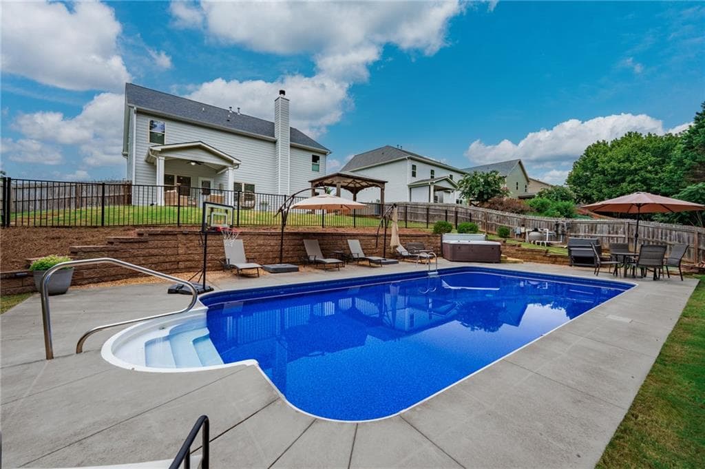6 bedroom, 4 bathroom, 3,408 sq ft single family residence under contract at 135 Cherokee Reserve Circle, Canton, GA 30115