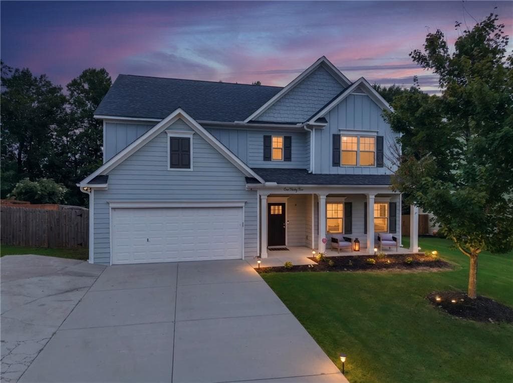 6 bedroom, 4 bathroom, 3,408 sq ft single family residence under contract at 135 Cherokee Reserve Circle, Canton, GA 30115 — photo 2