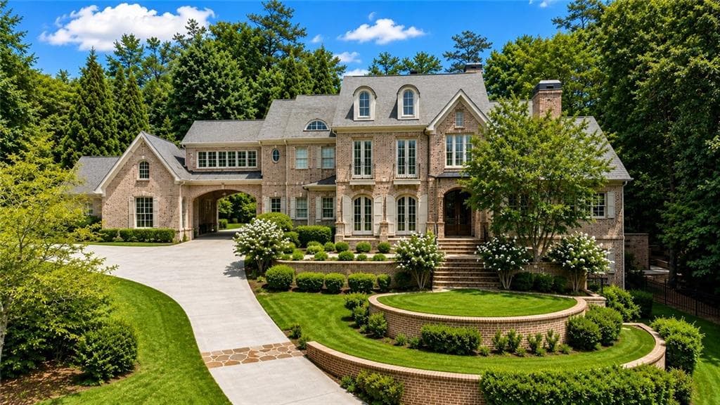 6 bedroom, 8 bathroom, 8,294 sq ft single family residence for sale at 5495 Claire Rose Lane, Sandy Springs, GA 30327