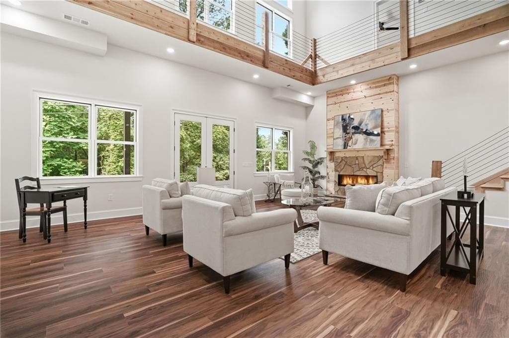 5 bedroom, 6 bathroom, 4,475 sq ft single family residence for sale at 7258 Island Mill Road, Acworth, GA 30102 — photo 9