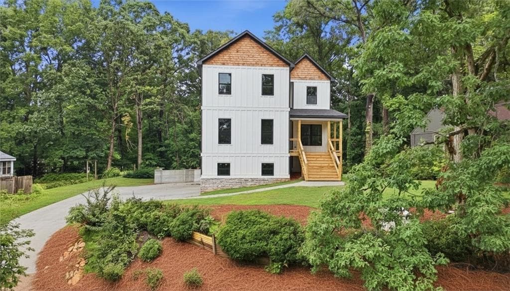 5 bedroom, 5 bathroom, 4,700 sq ft single family residence sold at 2183 Deep Woods Way, Marietta, GA 30062