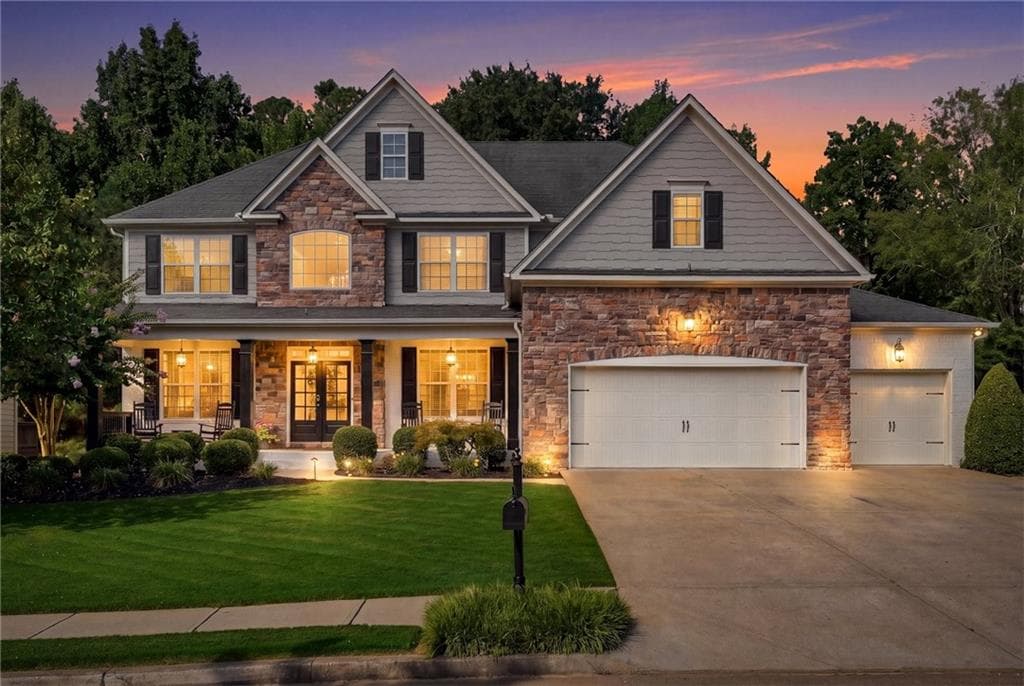 6 bedroom, 5 bathroom, 5,340 sq ft single family residence for sale at 180 Lakestone Parkway, Woodstock, GA 30188