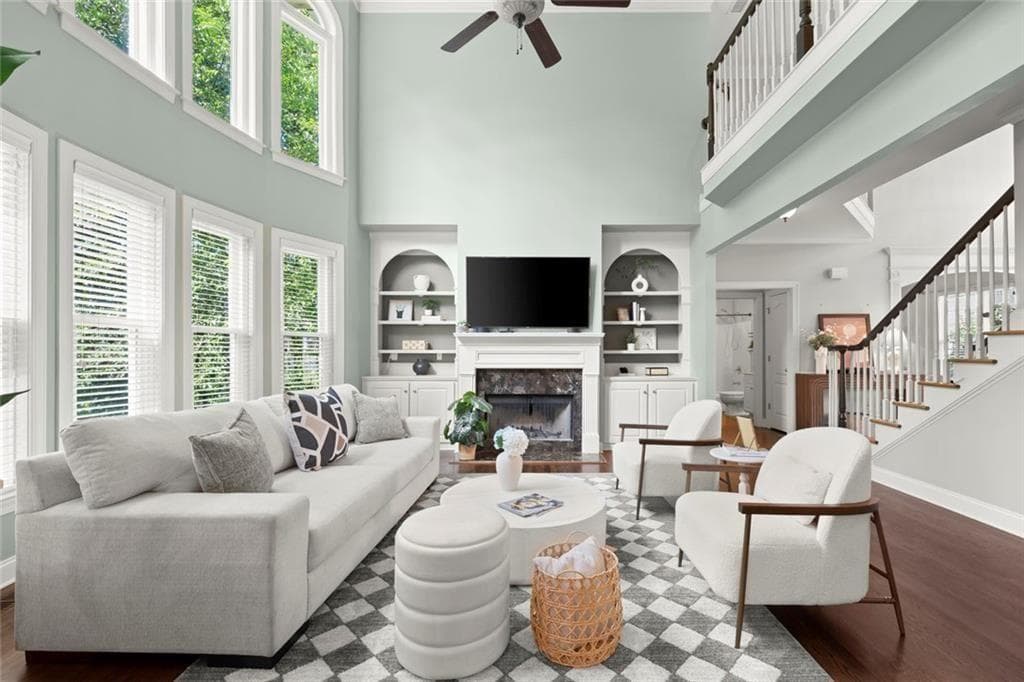 6 bedroom, 5 bathroom, 4,183 sq ft single family residence sold at 3552 Crown Peak Court, Suwanee, GA 30024