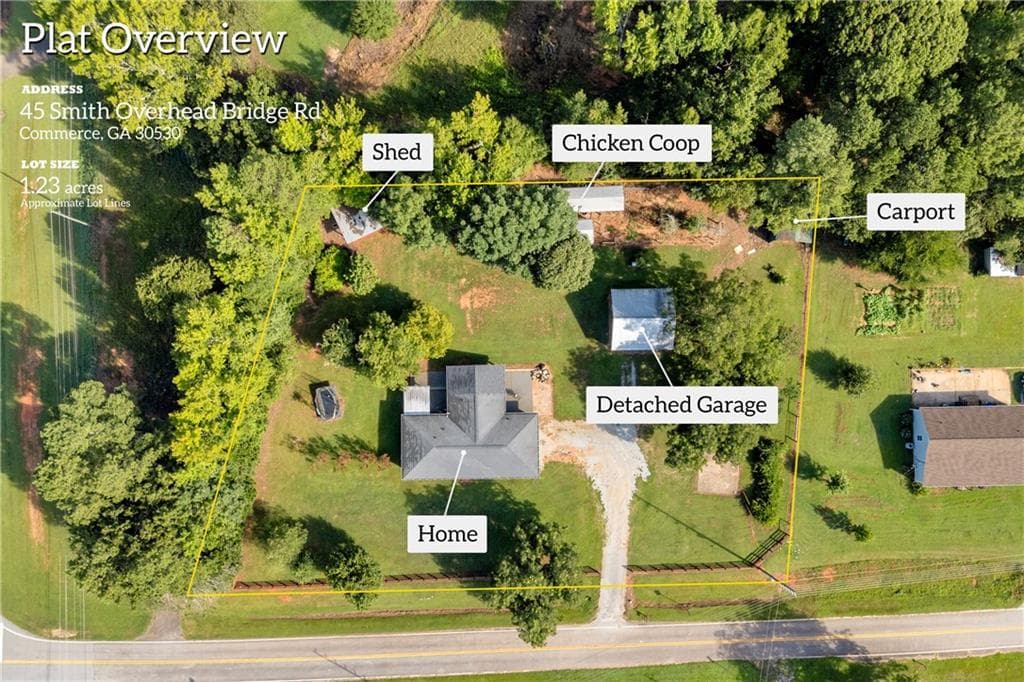 4 bedroom, 3 bathroom, 1,981 sq ft single family residence under contract at 45 Smith Overhead Bridge Road, Commerce, GA 30530 — photo 3