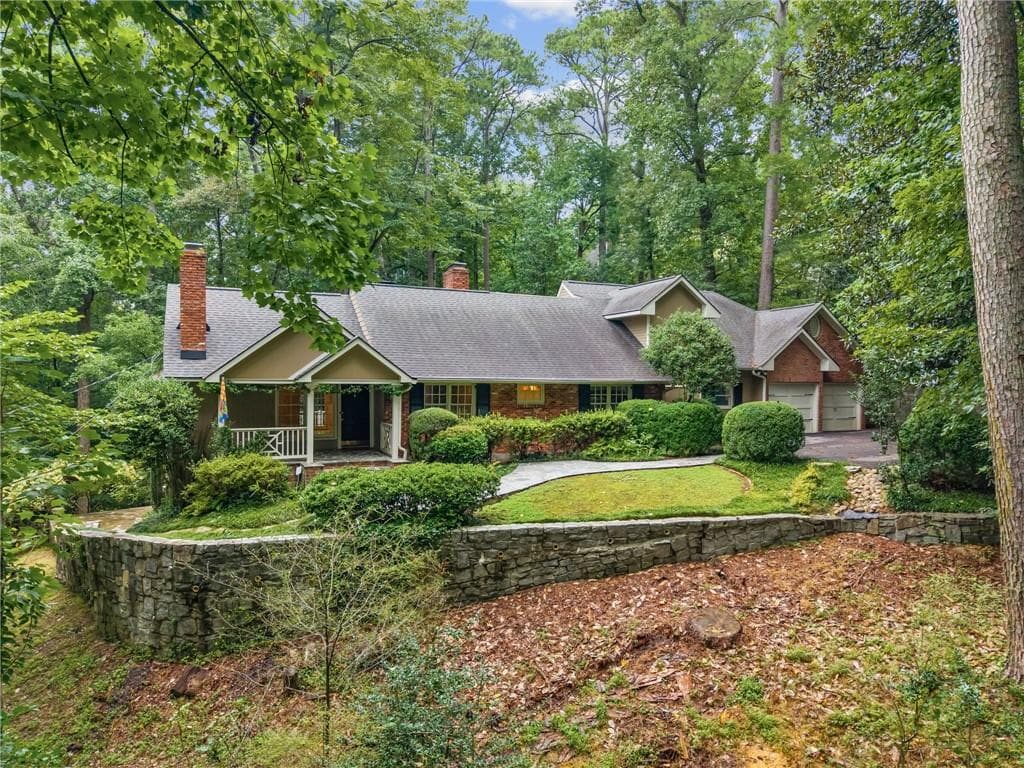 5 bedroom, 5 bathroom, 5,757 sq ft single family residence for sale at 1037 Davis Drive, Sandy Springs, GA 30327 — photo 1 of 49