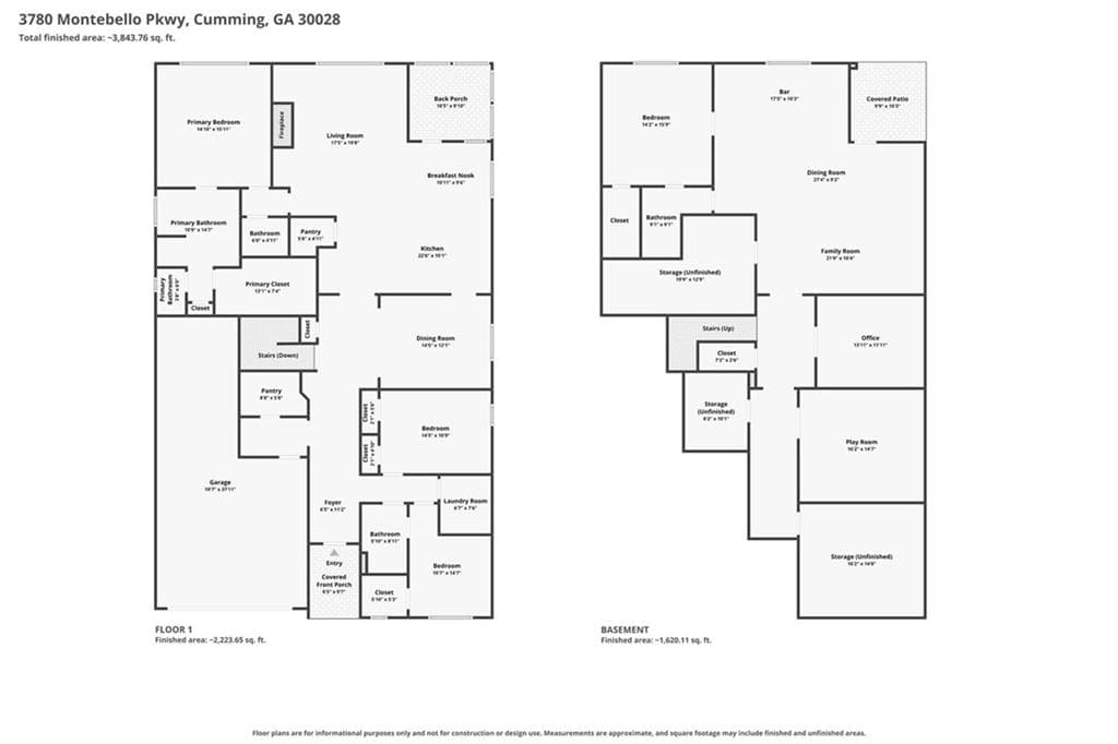 4 bedroom, 4 bathroom, 4,295 sq ft single family residence under contract at 3780 Montebello Parkway, Cumming, GA 30028 — photo 9