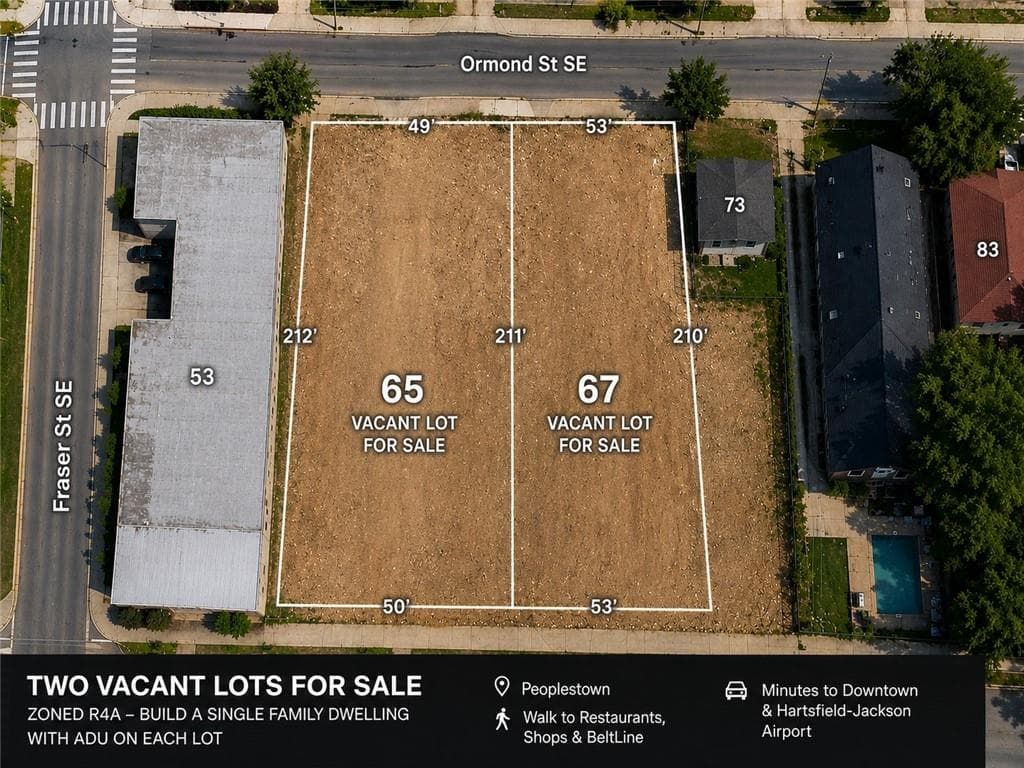 single family residence for sale at 65/67 Ormond Street, Atlanta, GA 30315