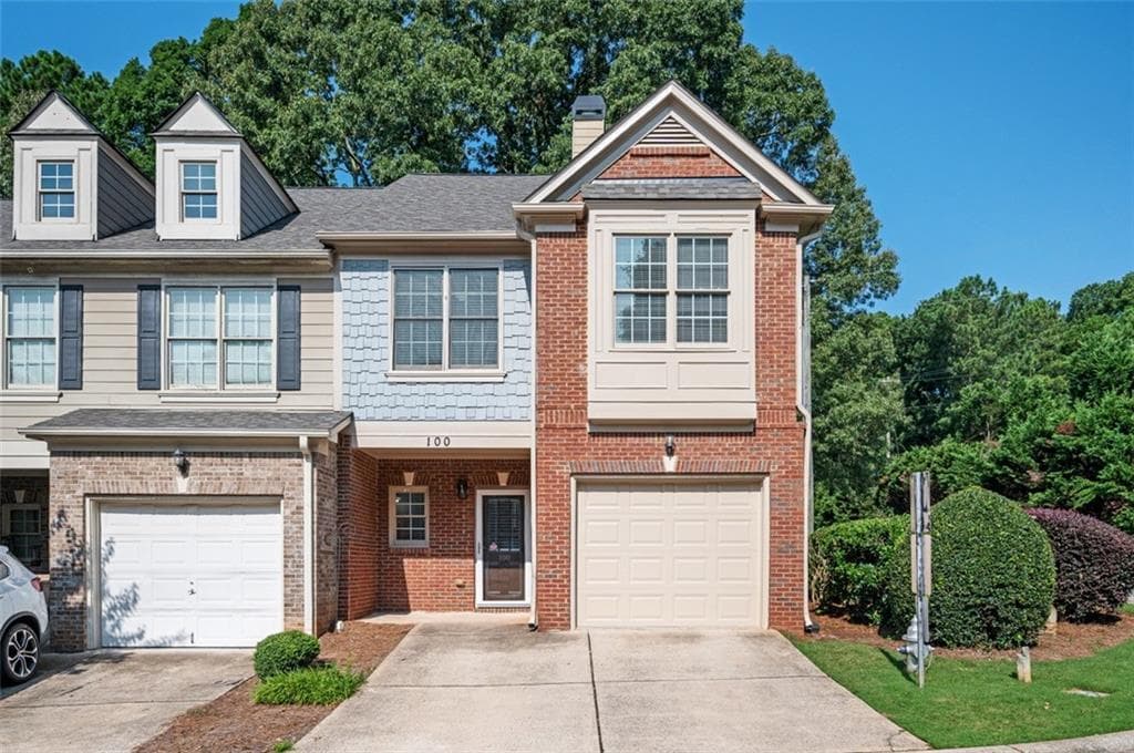 3 bedroom, 3 bathroom, 1,880 sq ft townhouse for sale at 100 Red Barn Lane, Acworth, GA 30102 — photo 1 of 32