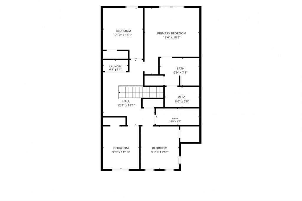 4 bedroom, 3 bathroom, 1,832 sq ft townhouse for rent at 4514 Fillmore Trail, Austell, GA 30106 for $2,400 a month — photo 7