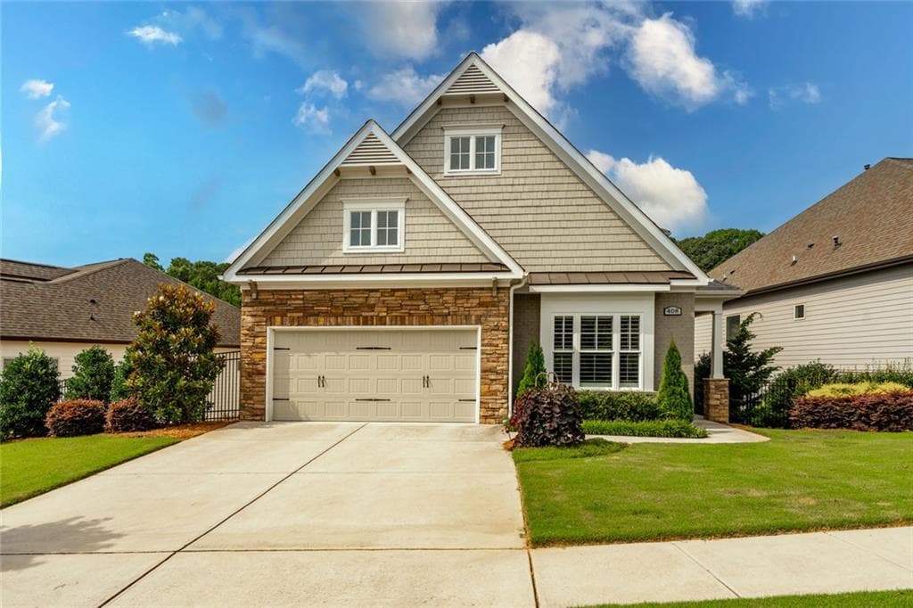 4 bedroom, 4 bathroom, 3,840 sq ft single family residence sold at 408 Serenity Lane, Woodstock, GA 30188