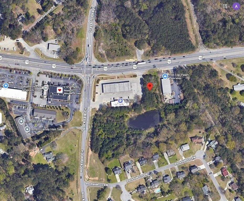 unimproved land for sale at 1600 Rockdale Circle, Snellville, GA 30078