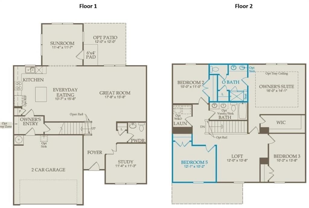 4 bedroom, 3 bathroom, 2,404 sq ft single family residence under contract at 1644 Tide Mill Rd-Lot 156, Cumming, GA 30040 — photo 2