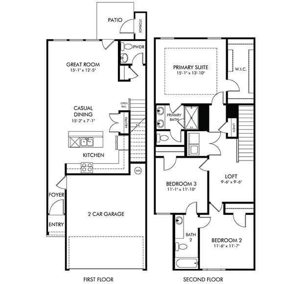 3 bedroom, 3 bathroom, 1,640 sq ft townhouse under contract at 7860 Marie Way, Fairburn, GA 30213 — photo 3