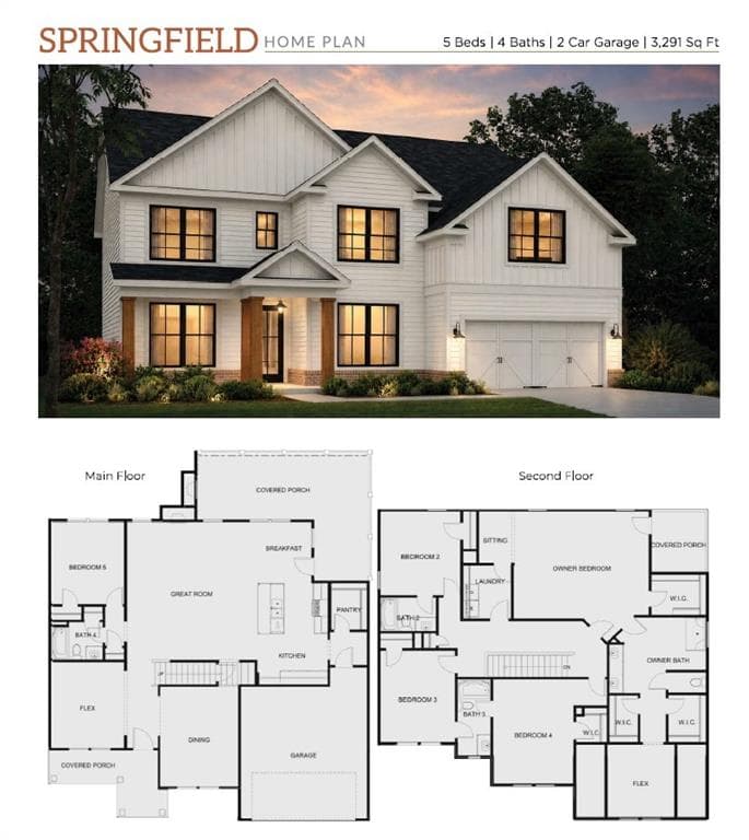 6 bedroom, 5 bathroom, 3,291 sq ft single family residence under contract at 111 Blossom Lane Circle, Calhoun, GA 30153