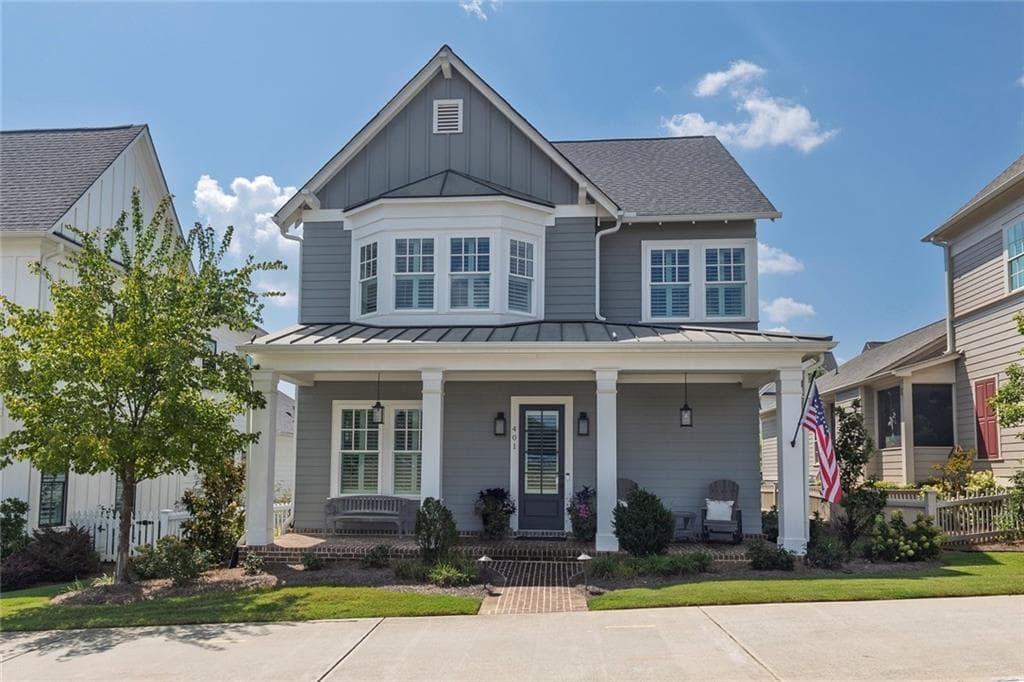 4 bedroom, 4 bathroom, 2,997 sq ft single family residence for sale at 401 Reeves Street, Woodstock, GA 30188