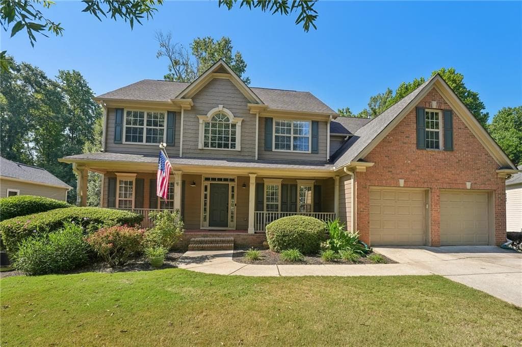 4 bedroom, 3 bathroom, 2,733 sq ft single family residence for sale at 313 Windsong Way, Woodstock, GA 30188 — photo 1 of 58