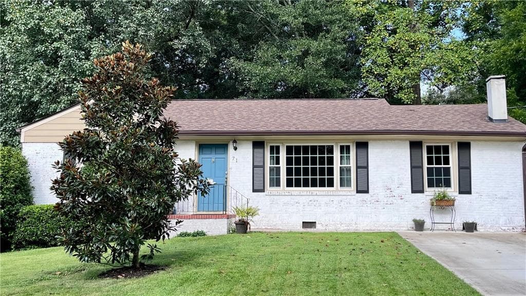 3 bedroom, 2 bathroom, 1,533 sq ft single family residence sold at 71 Worthington Drive, Marietta, GA 30068