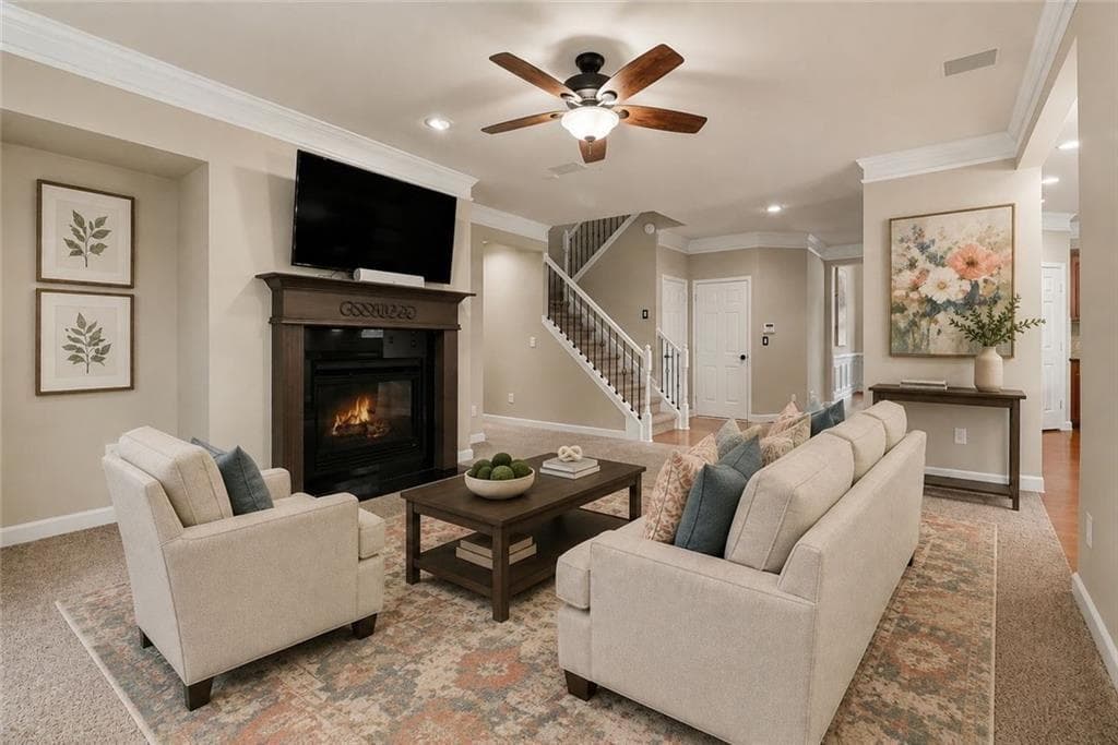6 bedroom, 5 bathroom, 4,299 sq ft single family residence for sale at 4845 Shiloh Springs Road, Cumming, GA 30040 — photo 2