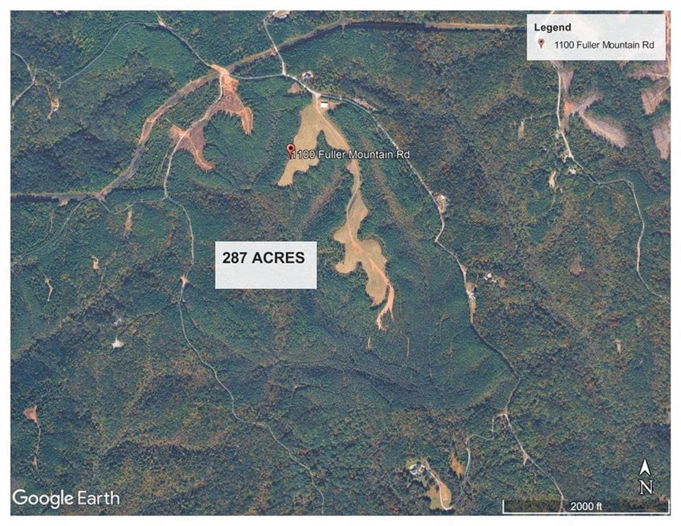 unimproved land for sale at 1100 Fuller Mountain, Fairmount, GA 30143