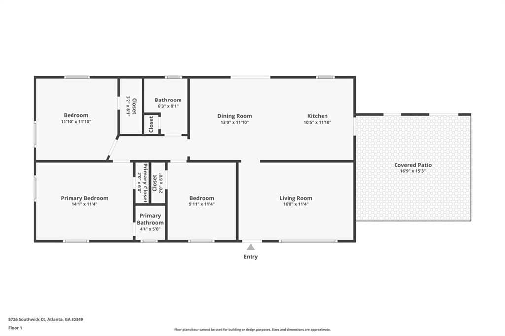 3 bedroom, 2 bathroom, 1,200 sq ft single family residence for sale at 5726 Southwick Court, Atlanta, GA 30349 — photo 3