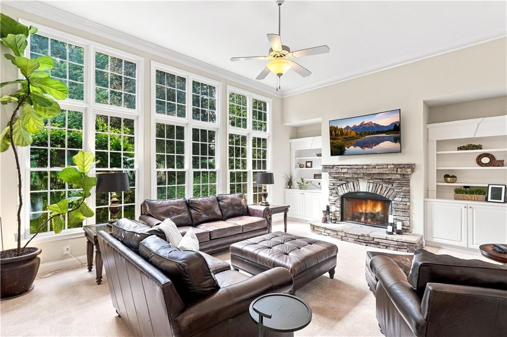 5 bedroom, 6 bathroom, 5,813 sq ft single family residence for sale at 3014 Woodbridge Lane, Canton, GA 30114 — photo 3