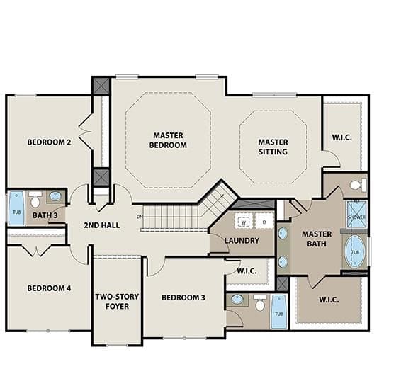5 bedroom, 4 bathroom, 2,977 sq ft single family residence for sale at 2572 Parkside Way Homesite 14, Gainesville, GA 30507 — photo 3