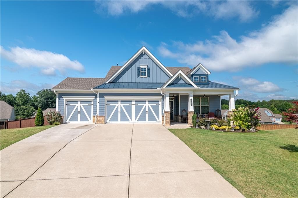 5 bedroom, 3 bathroom, 4,292 sq ft single family residence under contract at 739 Rockwood Court, Canton, GA 30115