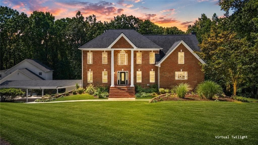 7 bedroom, 7 bathroom, 6,515 sq ft single family residence for sale at 7488 Shadburn Ferry Road, Cumming, GA 30041 — photo 1 of 92